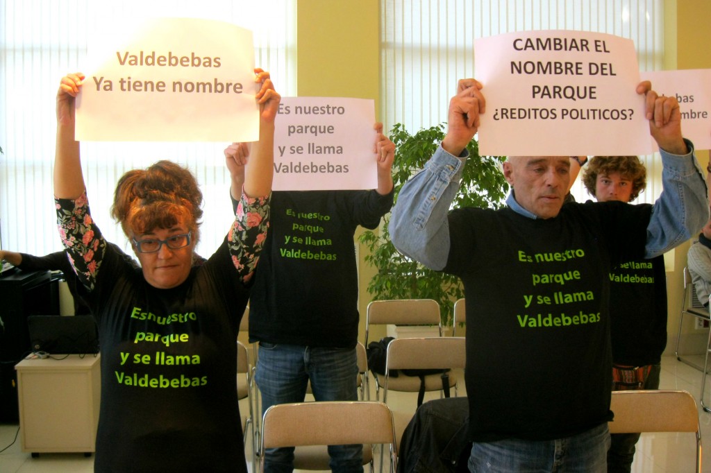 Foto protesta Valdebebas