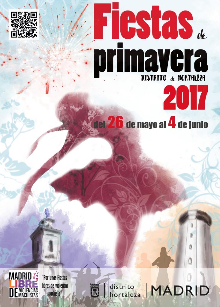 Cartel Fiestas Hortaleza 2017