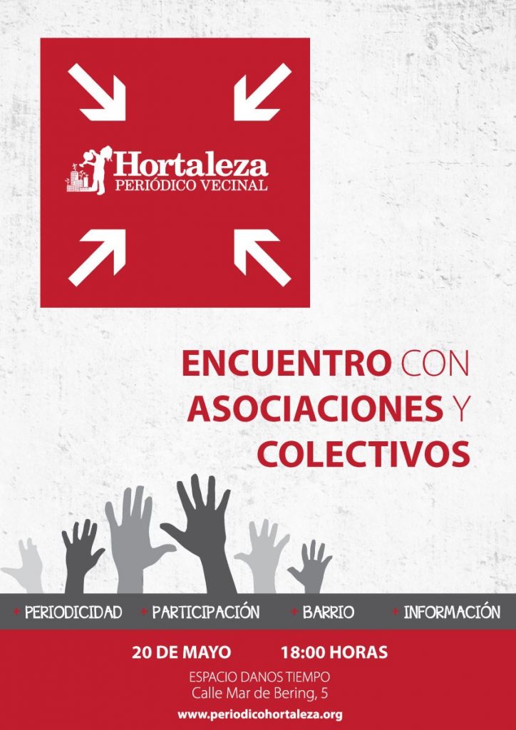 Encuentro de Hortaleza Periódico Vecinal con colectivos y asociaciones