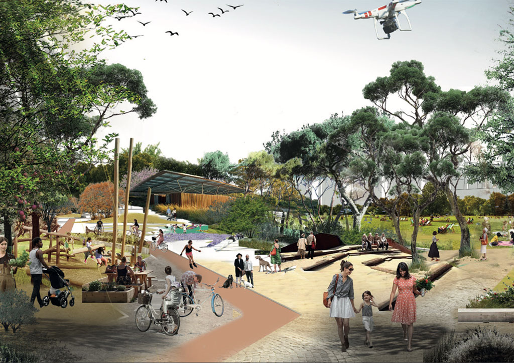 Hortaleza Green Fingers, proyecto elegido para la Plaza Cívica de Mar de Cristal