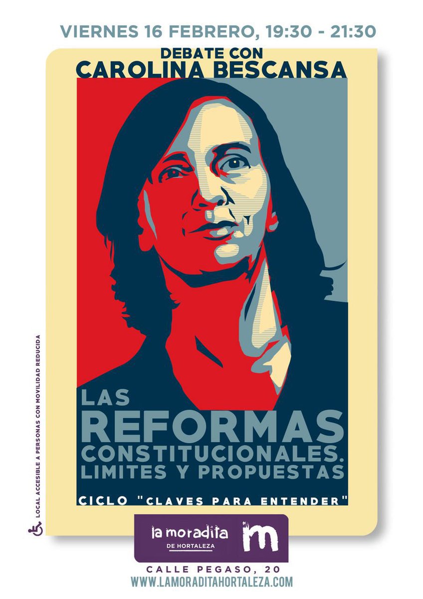 Debate sobre las reformas constitucionales con Carolina Bescansa en La Moradita