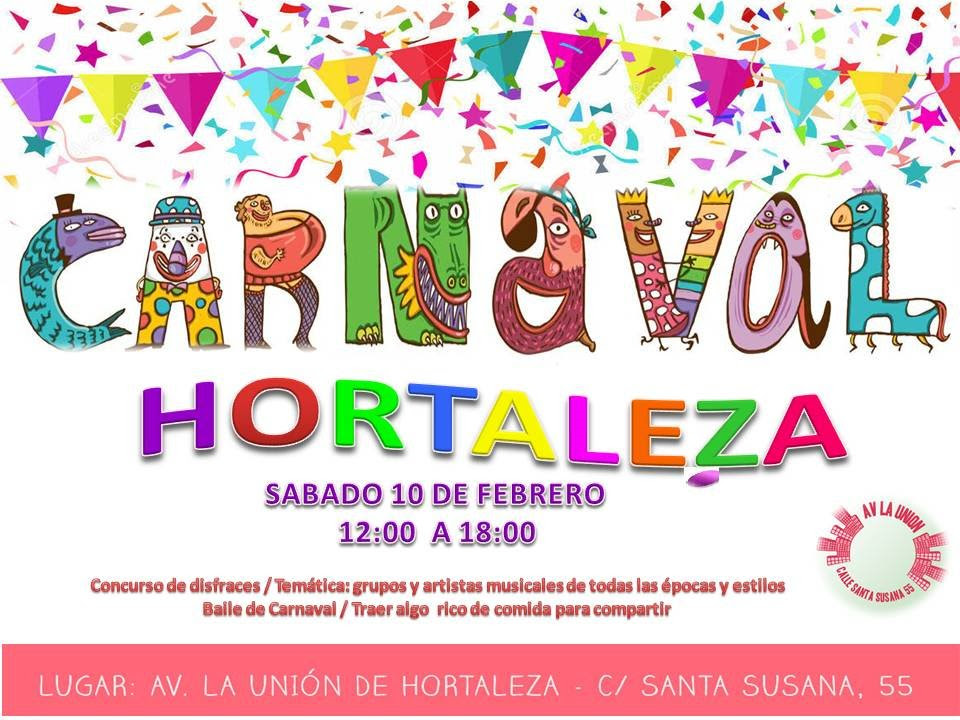 Fiesta de Carnaval en La Unión de Hortaleza