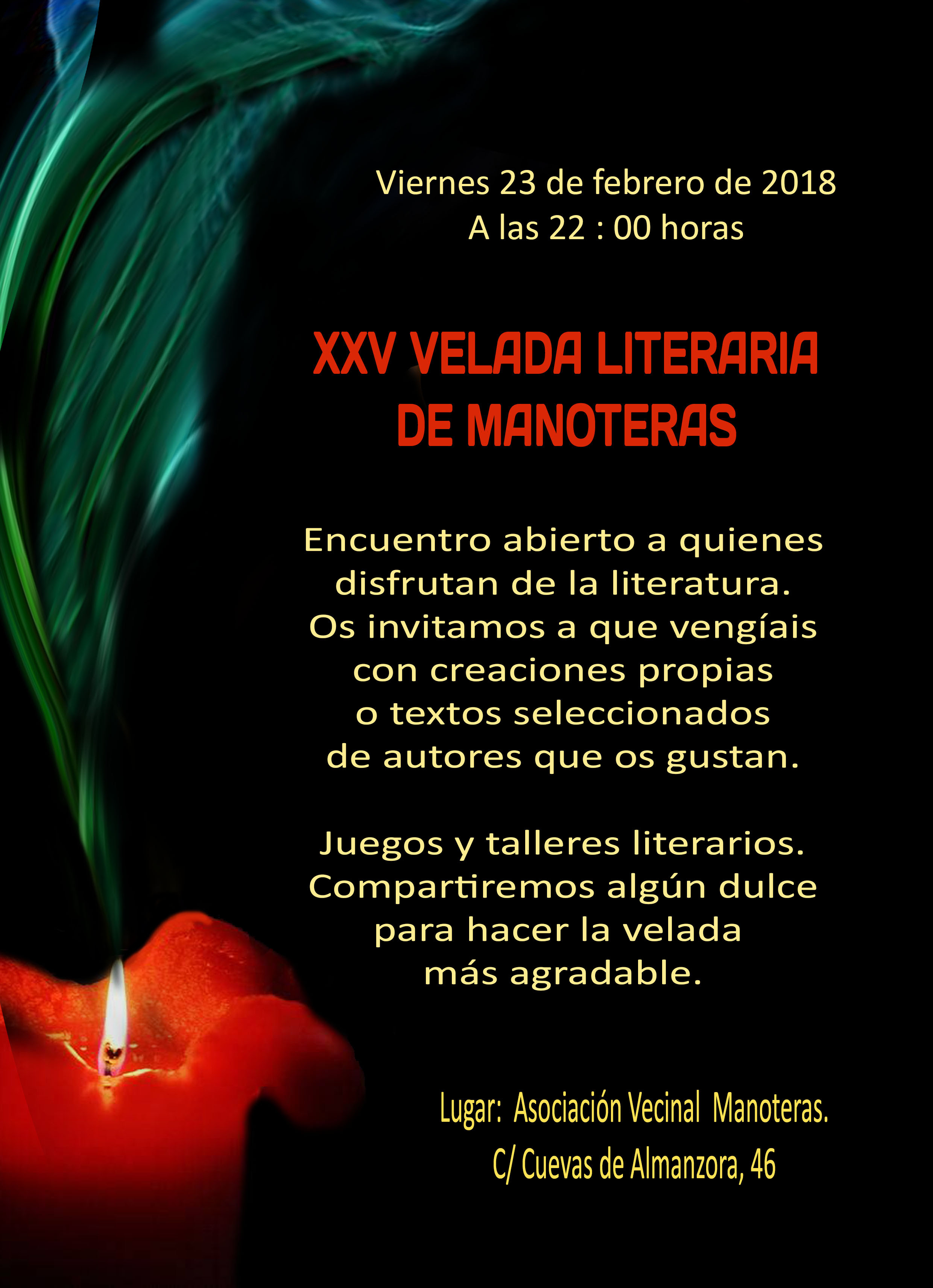 XXV Velada literaria de Manoteras