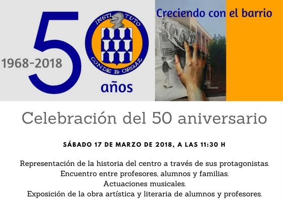 Fiesta 50 aniversario del instituto Conde de Orgaz