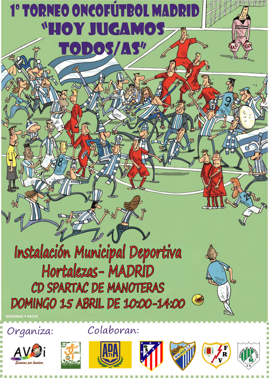 Torneo Oncofútbol Madrid en el Spartac de Manoteras