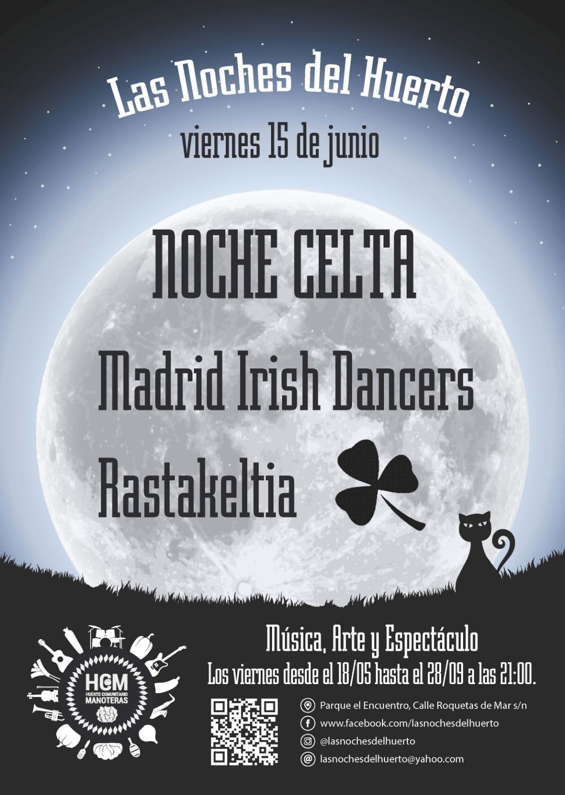 Las Noches del Huerto: Madrid Irish Dancers y Rastakeltia