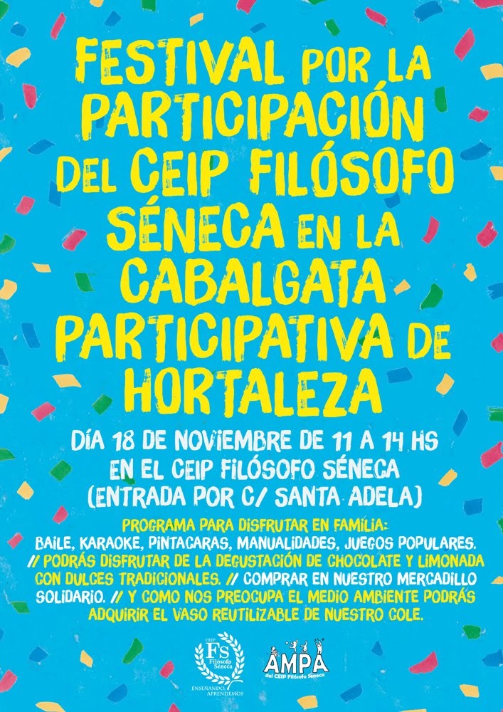 Festival por la Cabalgata Participativa de Hortaleza en el CEIP Filósofo Séneca