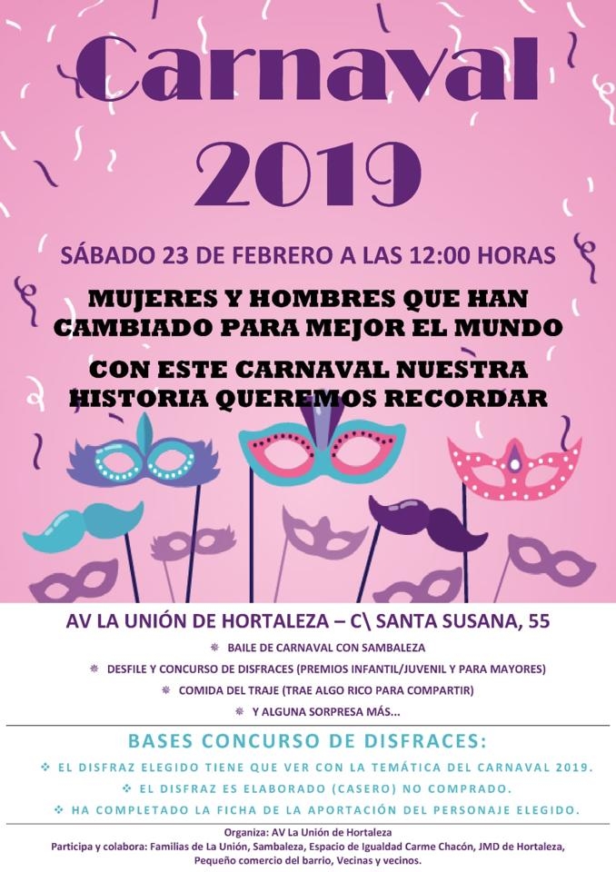 Carnaval 2019 en La Unión de Hortaleza
