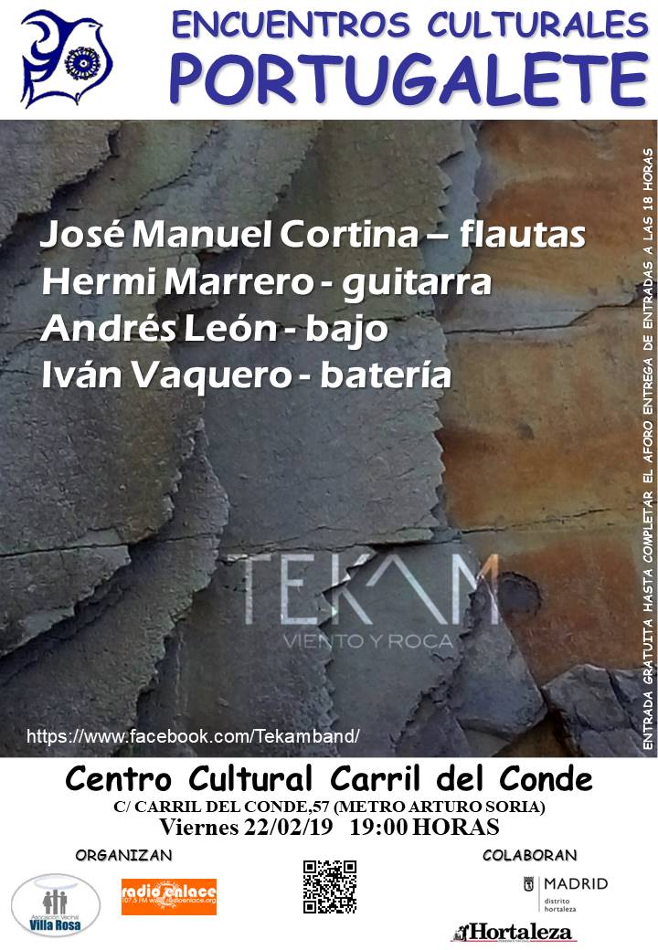 Concierto de Tekam en los Encuentros Culturales Portugalete