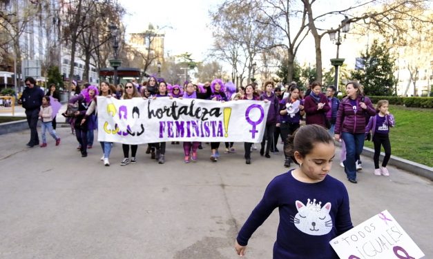 La huelga feminista en Hortaleza, en imágenes