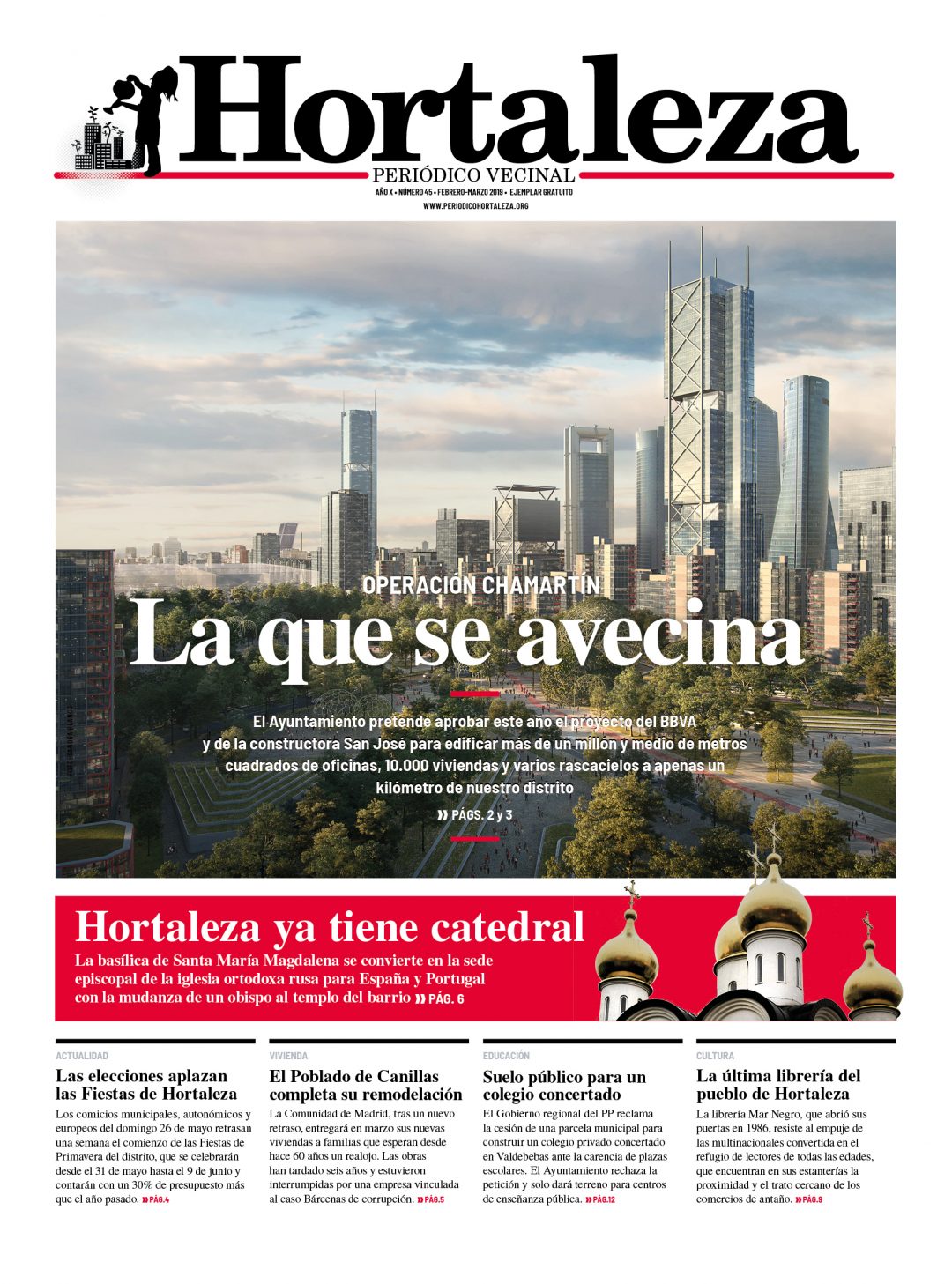 Número 45 de Hortaleza Periódico Vecinal