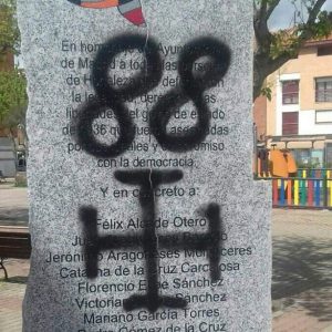 La recuperación del monumento dedicado a los asesinados por el franquismo, un acto de respeto a la memoria y a la democracia