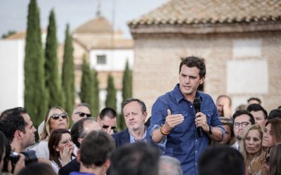 Albert Rivera también elige Hortaleza para cerrar campaña