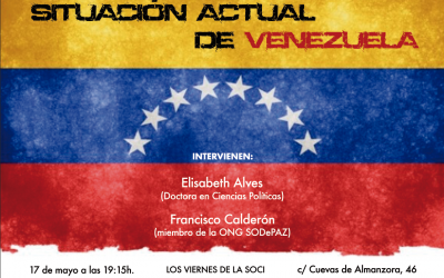 Charla en Manoteras sobre la situación actual de Venezuela
