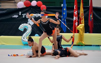 Hortaleza estrena campeonato de gimnasia rítmica
