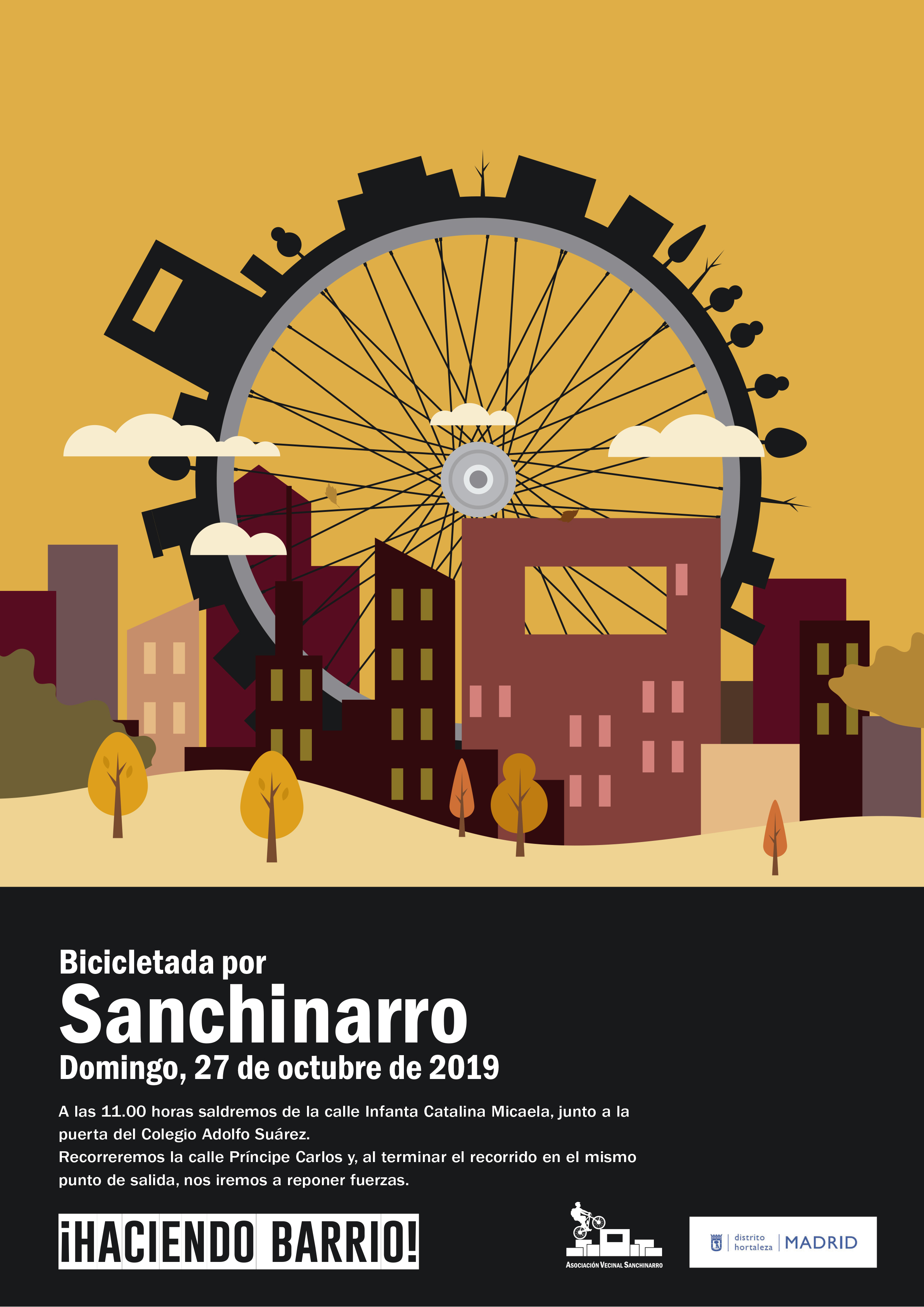 27 10 Bicicletada por Sanchinarro