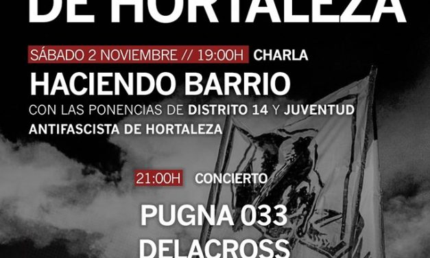 Presentación del colectivo Juventud Antifascista de Hortaleza