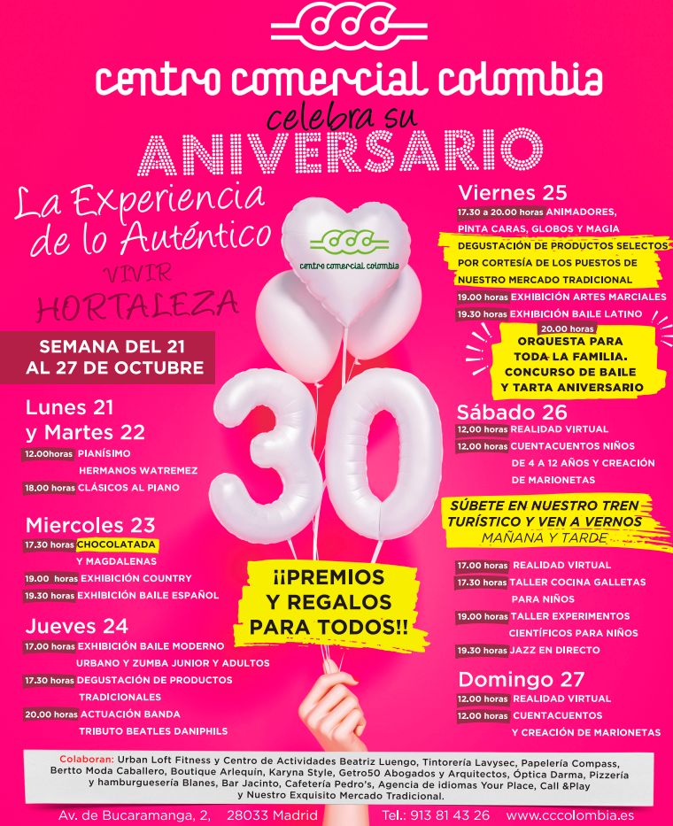 Aniversario Centrro Comercial Colombia
