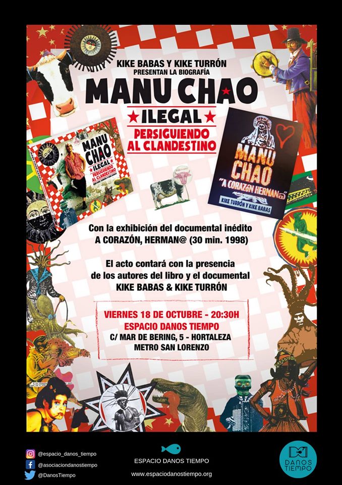 Presentación libro Manu Chao
