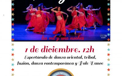 Danza oriental en Carril del Conde en apoyo de la Cabalgata Participativa de Hortaleza