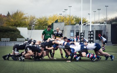 El primer derby de rugby de Hortaleza en imágenes