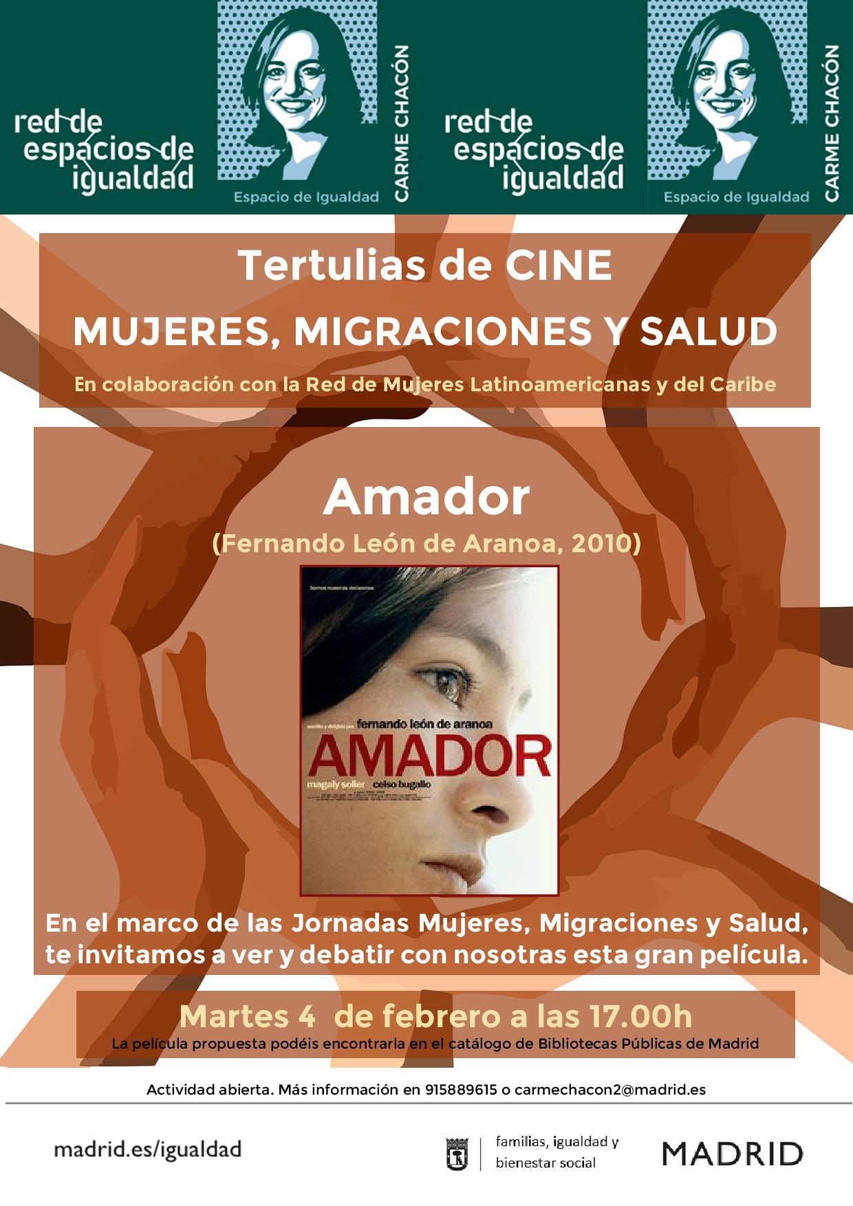 CARTEL Tertulias de cine Amador