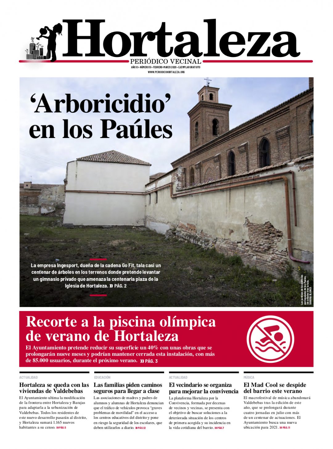 Número 51 de Hortaleza Periódico Vecinal