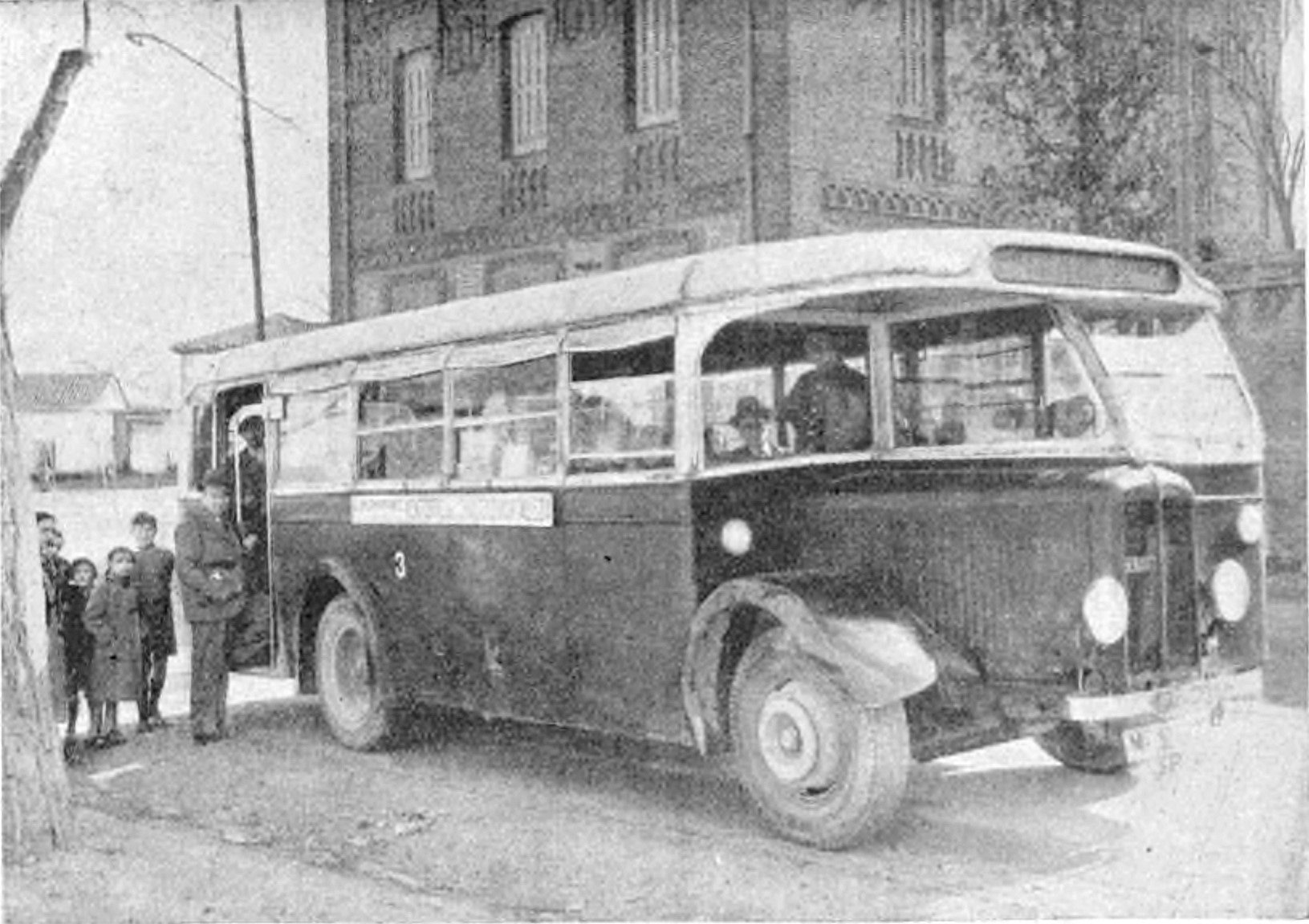 Autobús Madrid-Hortaleza 1936