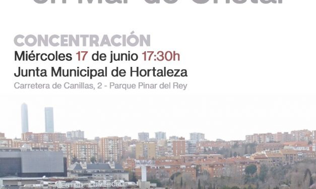 Concentración contra el parking de Mar de Cristal