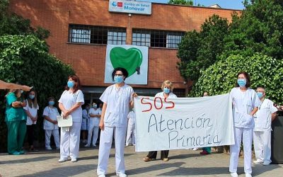 Movilización en los centros de salud de Hortaleza