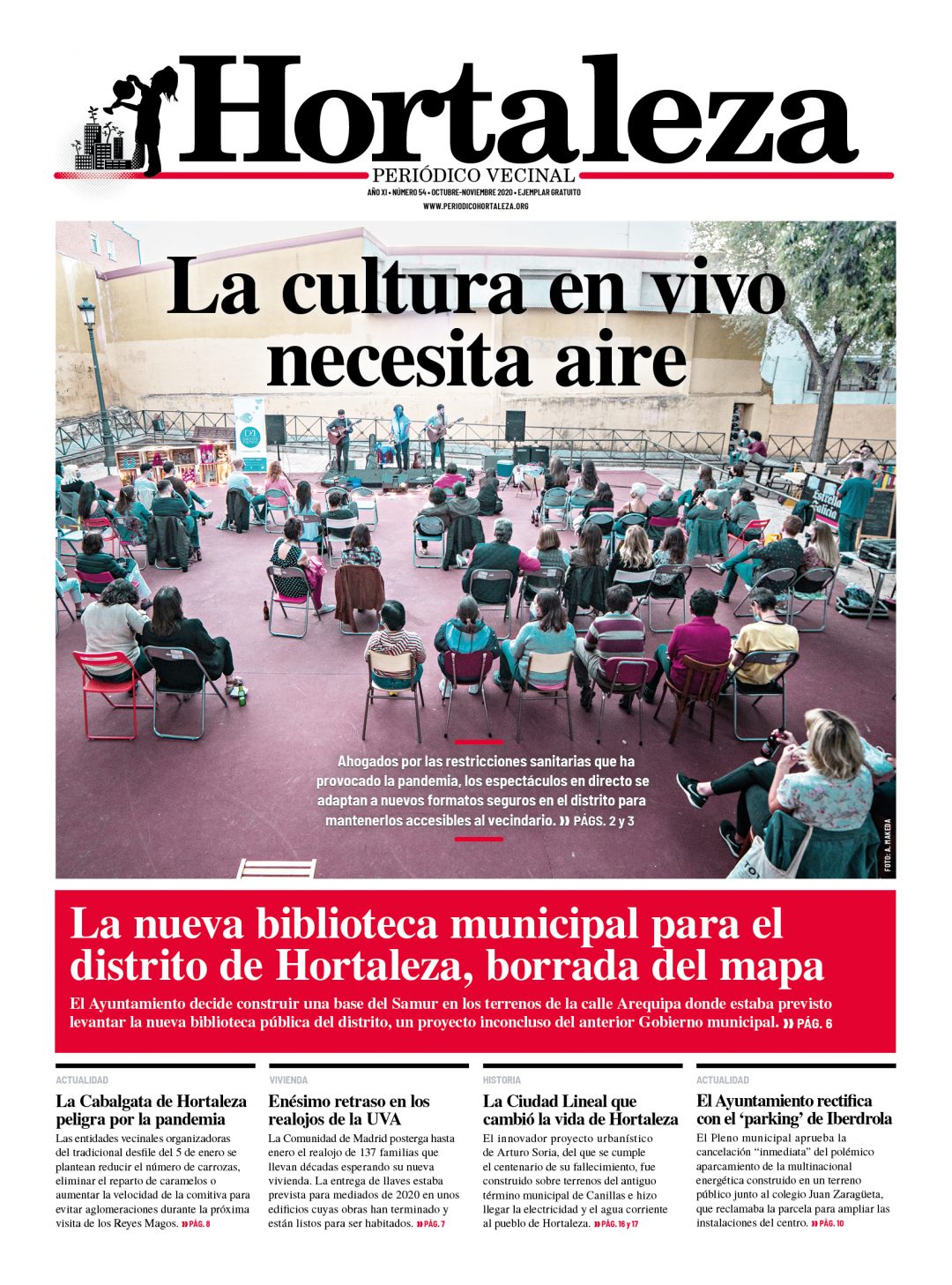 Número 54 de Hortaleza Periódico Vecinal