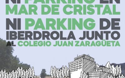 Manifestación en Hortaleza contra los parkings
