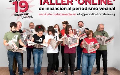 Taller ‘online’ de iniciación al periodismo vecinal