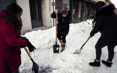 ¿Cómo ayudar a limpiar la nieve en Hortaleza?