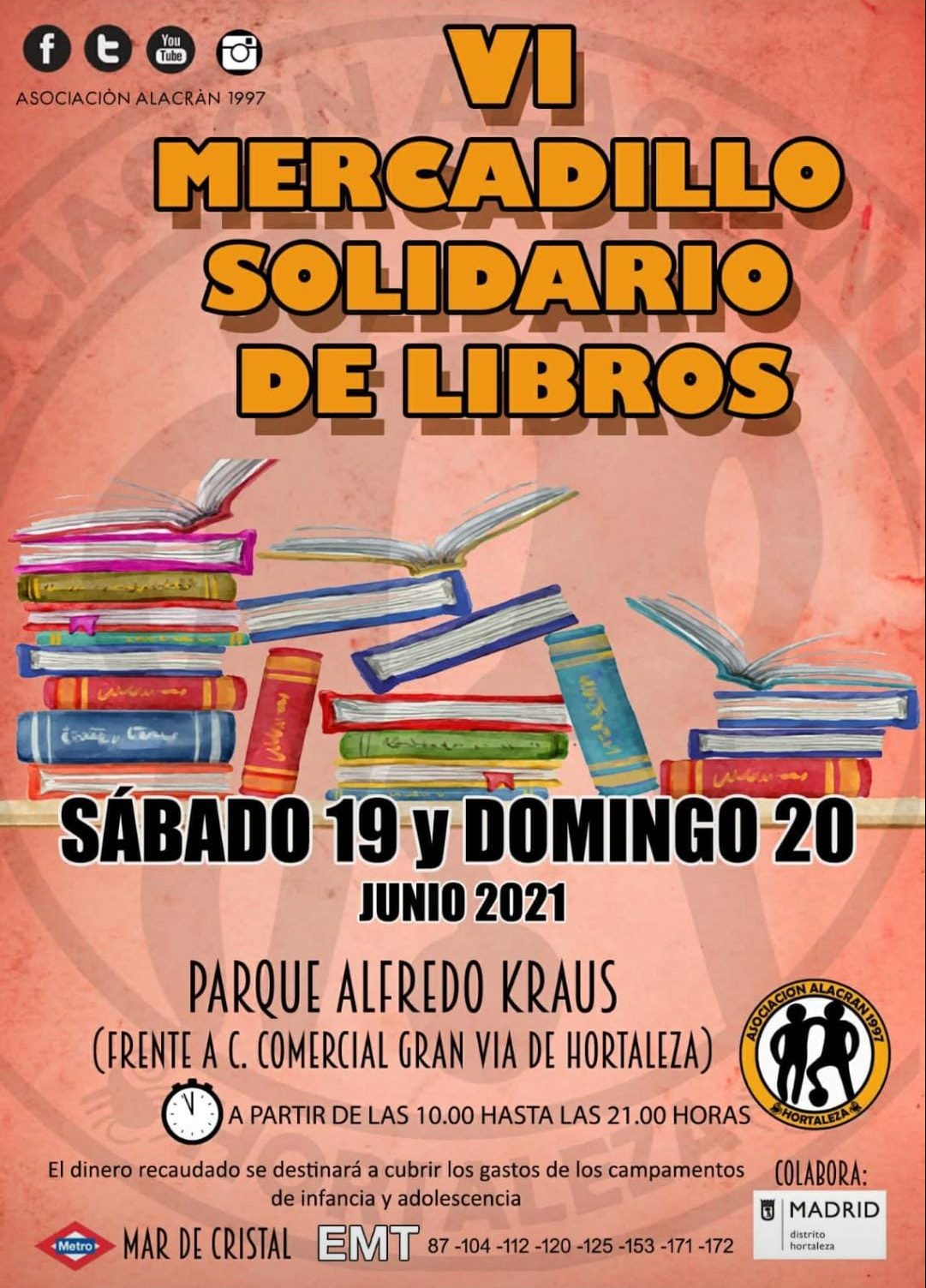 VI Mercadillo Solidario de Libros