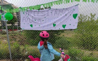 Manifestación por un instituto público en Valdebebas