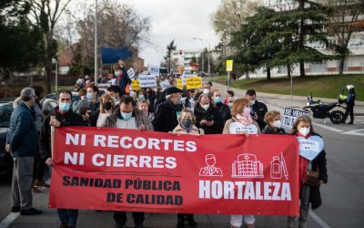 Hortaleza se manifiesta por la sanidad pública