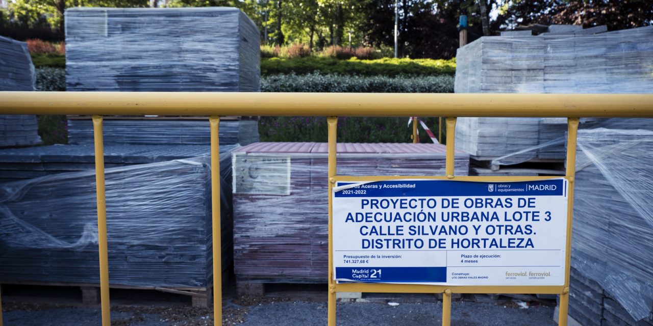 Vuelve la operación asfalto: este año se repararán 44 calles de Hortaleza