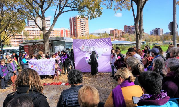 La Hortaleza feminista alza la voz contra la violencia machista