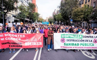 El vecindario de Hortaleza, en defensa de la sanidad pública