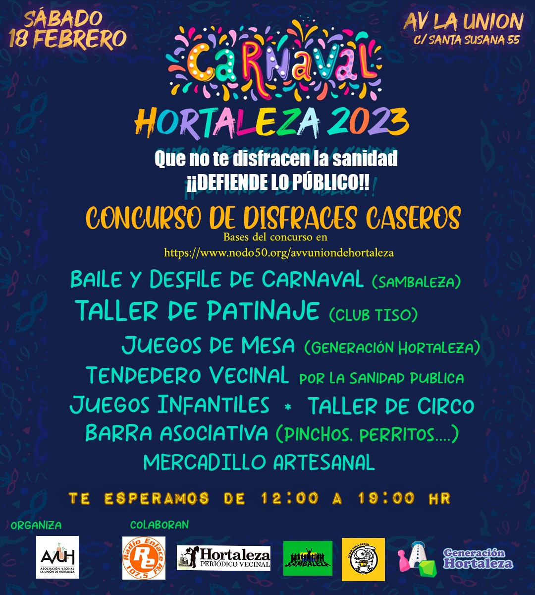 Carnaval de Hortaleza 2023