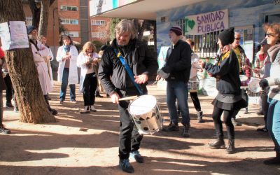 Encierro en Manoteras por la Atención Primaria