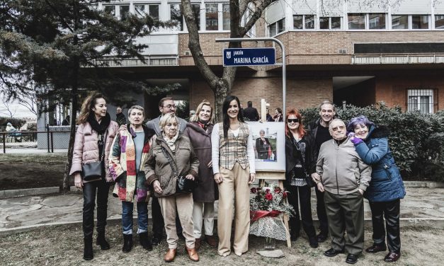 El Jardín Marina García da nombre a una zona verde de Virgen del Cortijo