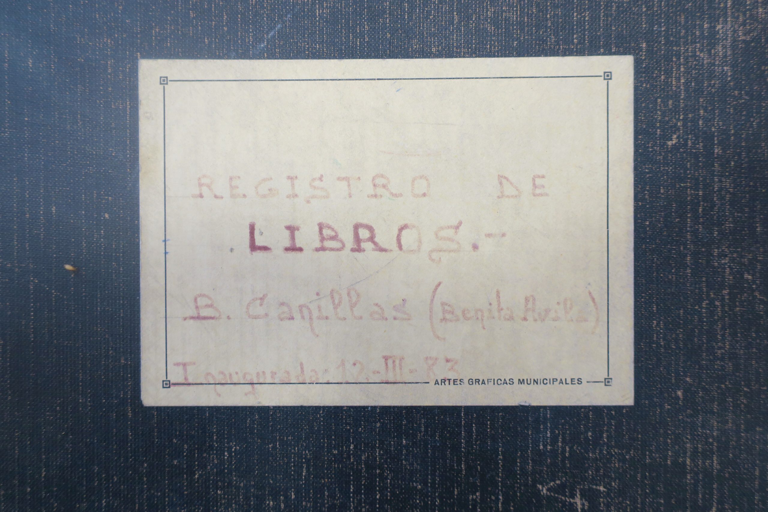 biblioteca municipal de Canillas