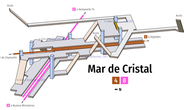 Las estaciones de Metro de Hortaleza, en mapas 3D