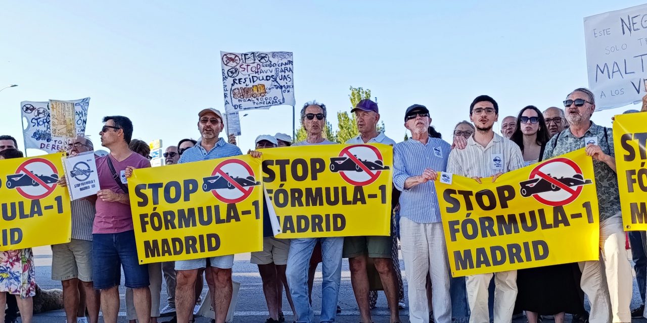 Hortaleza se moviliza este fin de semana contra la Fórmula 1