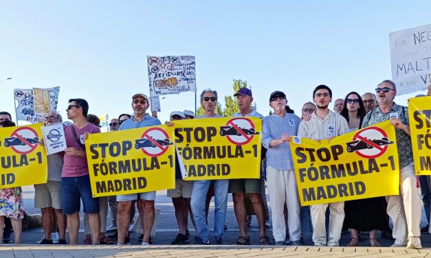 Hortaleza se moviliza este fin de semana contra la Fórmula 1