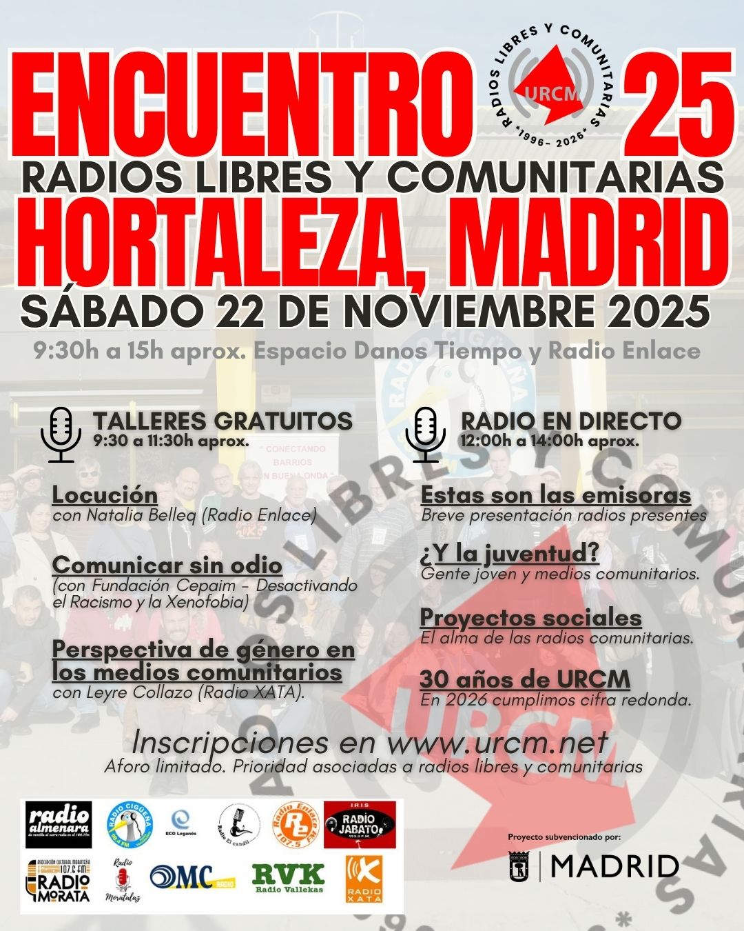 Encuentro de Radios Libres y Comunitarias de Madrid
