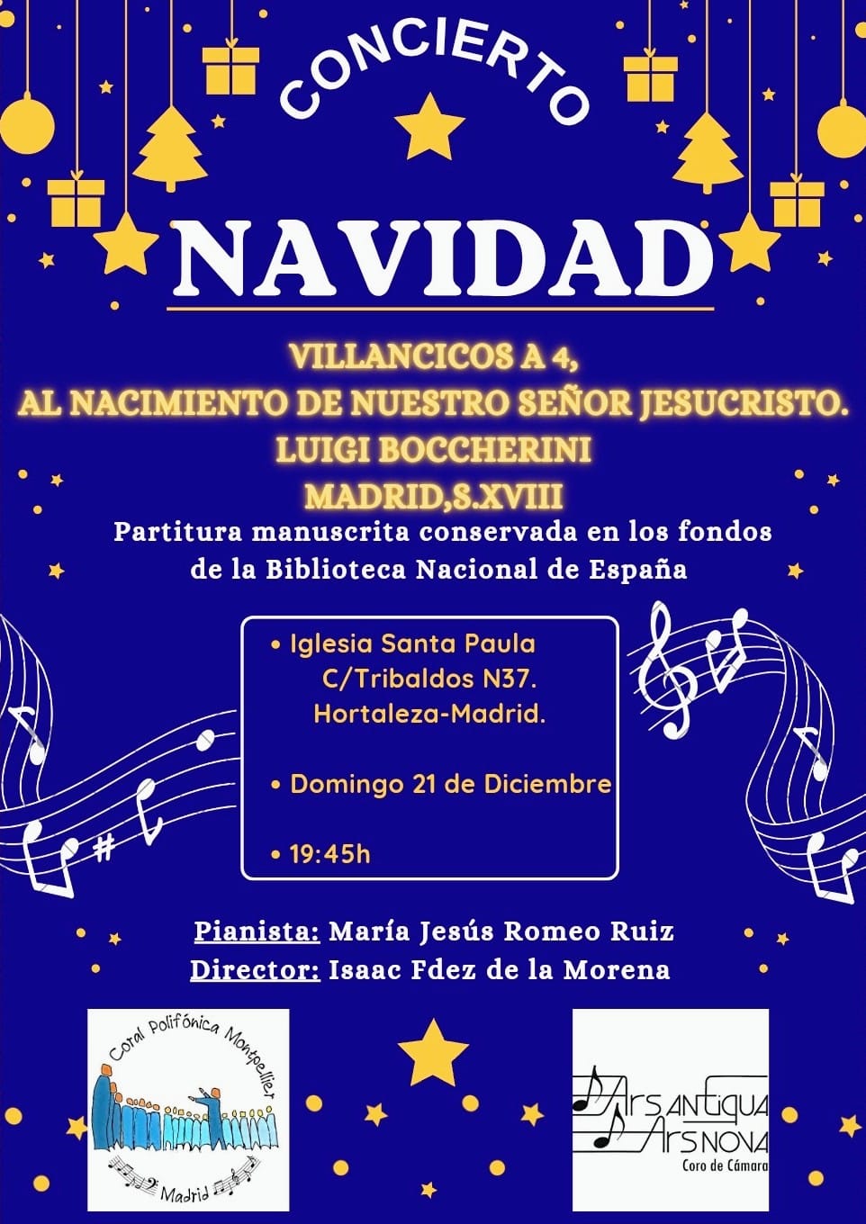 Concierto de Navidad de la Coral Polifónica Montpellier 2 Coral Polifónica Montpellier