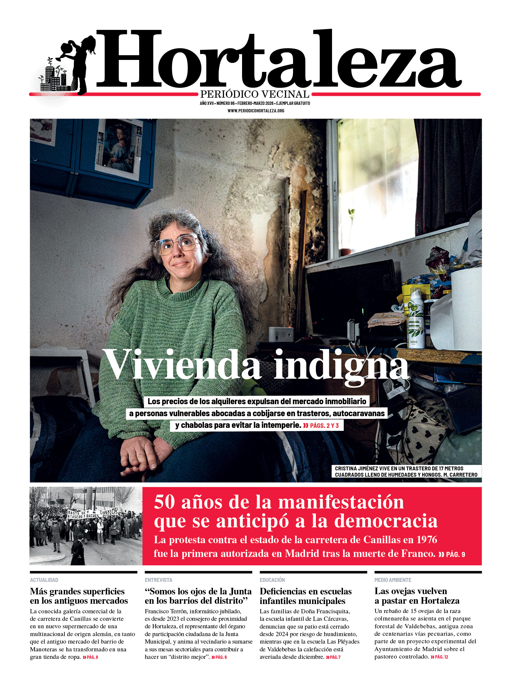 Hortaleza Periodico Vecinal numero 86 portada